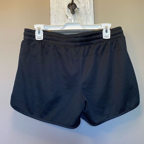 Juniors BCG Large Black and Pink Mesh Drawstring Shorts - Picture 2 of 3